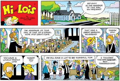 comic strip hi and lois meanwhile it appears that hi and lois pastor is a… comic strips