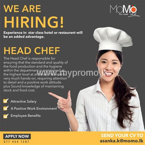 Head Chef At Momo