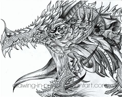 Detailed Dragon By Digitallydesigned On Deviantart