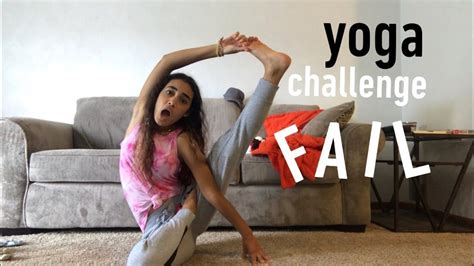 yoga challenge fail youtube