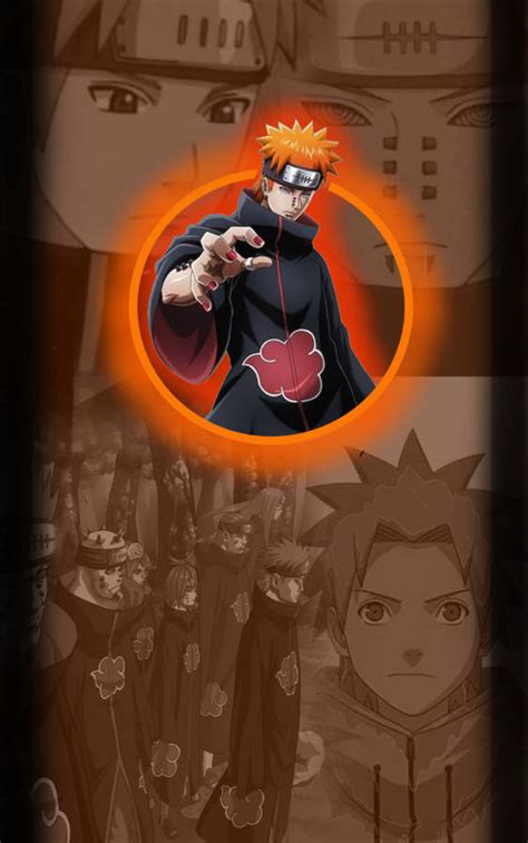 Download Naruto Akatsuki Phone Art Wallpaper