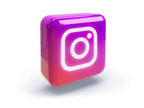 3d Instagram Logo Glossy Instagram Logo Rounded Square Instagram Logo
