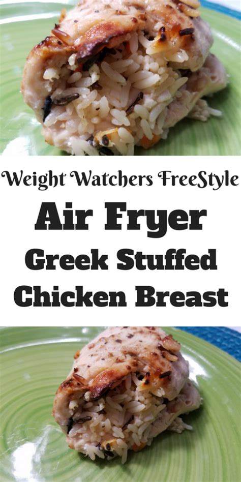 The internal temperature should be 160 degrees f. Air Fryer Greek Stuffed Chicken Breast - You Brew My Tea