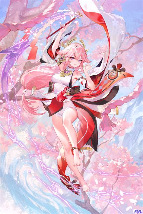 Yae Miko - Genshin Impact - Image by ATdan #3907185 - Zerochan Anime