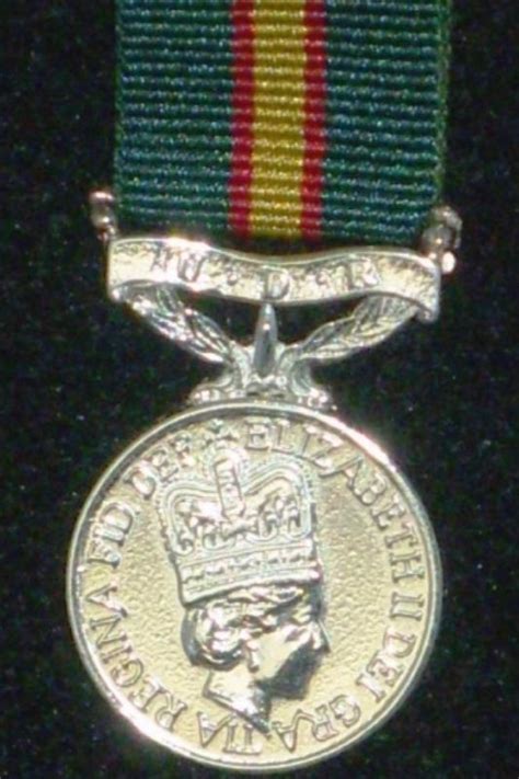 Worcestershire Medal Service Udr Service Medal Volunteers