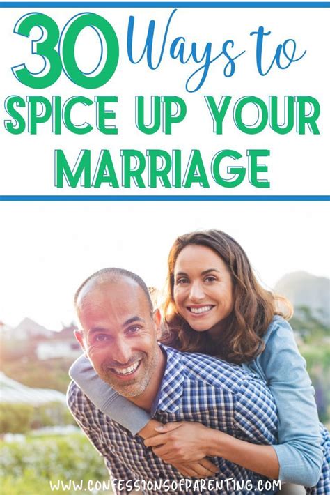 30 Ways To Spice Up Your Marriage Marriage Advice Love You Husband Marriage