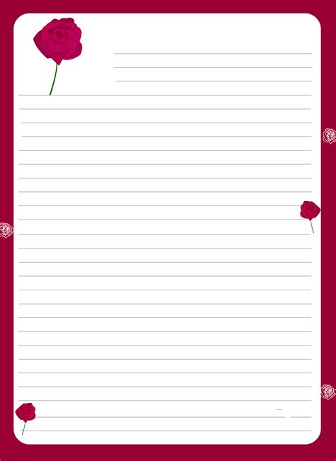 Lined Paper For Writing Activity Shelter