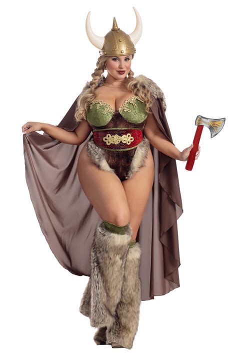 Plus Size Valhalla Honey Costume Plus Size Sexy Viking Costume Plus Size Viking Halloween Costume
