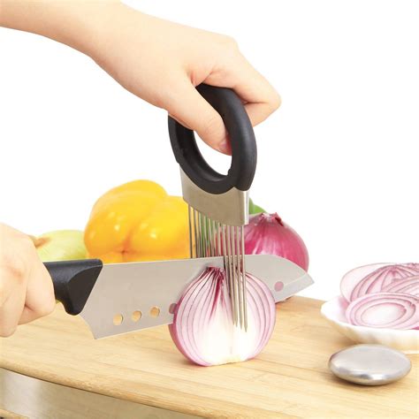 Lifewit Stainless Steel Onion Holder Slicer Chopper Gadget Vegetable