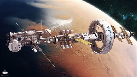 Encho Enchev Concept Art World Spaceship Concept Starship Concept