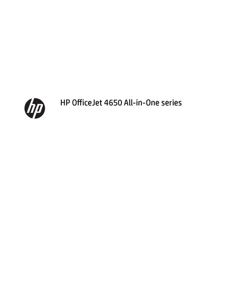 Hp Officejet 4650 Manual