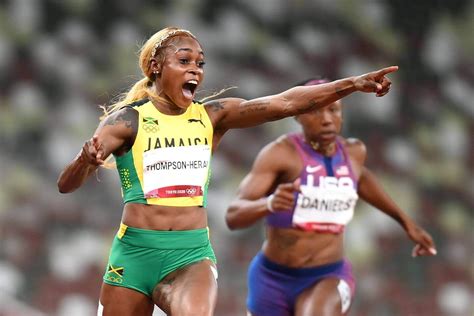 2021 Olympics Elaine Thompson Herah Wins Gold As Jamaica Sweeps Womens 100m The Athletic