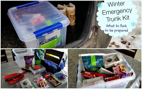 Create A Winter Car Emergency Kit Mommy Bunch