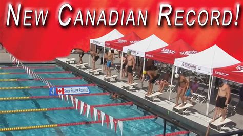 Canadian Record 200m Freestyle Relay Youtube