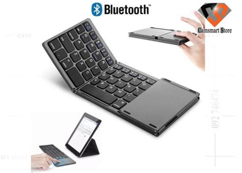 Foldable Mini Lightweight Portable Tri Fold Ultra Thin Bluetooth