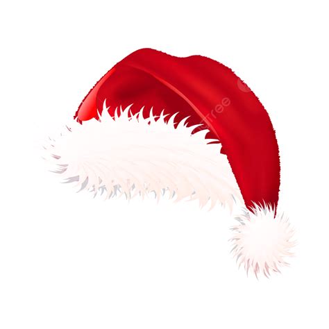 Santa Claus Hat Vector Art Illustration Hat Christmas Santa Claus