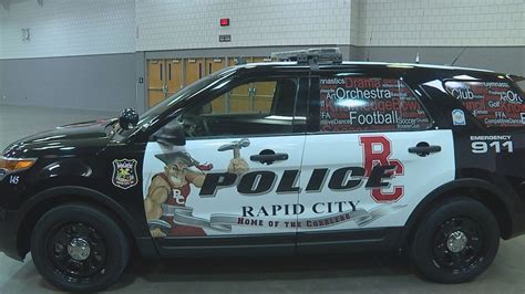 Police And Students Unveil Newly Designed Squad Car