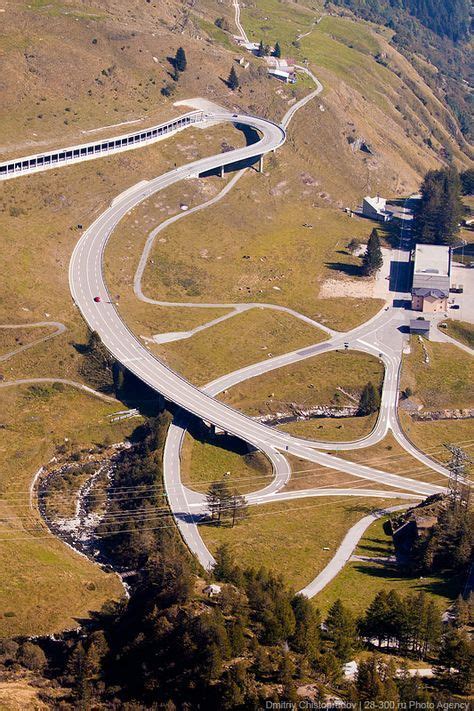 Gotthard Pass Switzerland This Is A Section Where There Is A Short