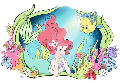 The Little Mermaid Ariel And Friends By Mandymcgee On Deviantart The