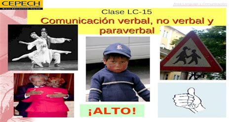 Comunicación Verbal No Verbal Y Paraverbal Clase Lc 15 Comunicación