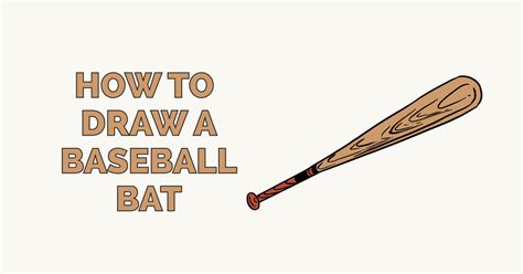 Easy How To Draw A Baseball Bat Pearson Winur1996