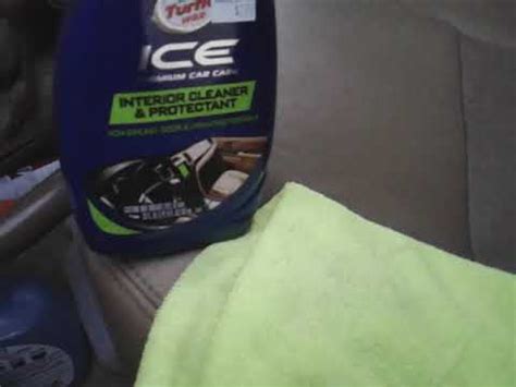 Turtle Wax Ice Interior Cleaner Will It Remove Heavy Stains Off Leather