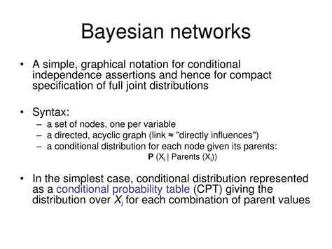 Ppt Bayesian Networks Powerpoint Presentation Free Download Id2973545