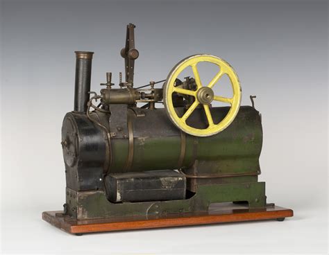A Live Steam Horizontal Single Cylinder Stationary Engine With 15cm