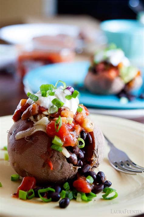 Healthy Stuffed Sweet Potato Toppings Laura Fuentes