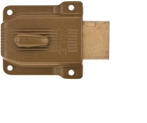 Yale Security Sprayed Bronze Heavy Duty Rim Lock For Large Deadbolt — Countryside Locks