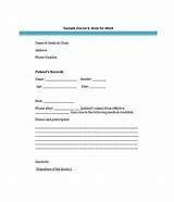Images of Blank Doctors Note Template