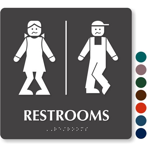 Bathroom Sign Free Printable Image To U