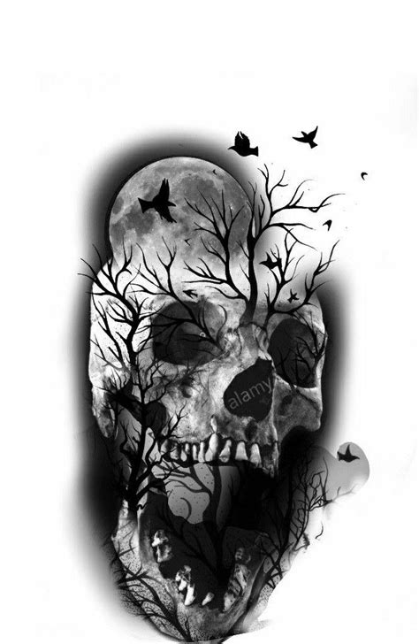 Evil Skull Tattoo Skull Rose Tattoos Skull Sleeve Tattoos Skull