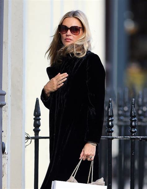 Kate Moss Black Leather Boots Street Style London 2020 On Sassy Daily