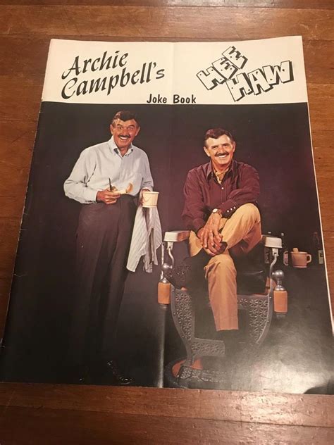 Vintage Archie Campbells Hee Haw Joke Book Signed 1915210709
