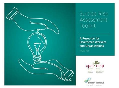 Suicide Risk Assessment Kit Canadian Association For Suicide Prevention