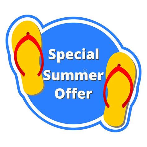 Special Summer Offer Stock Vector Illustration Of Rate 67321543