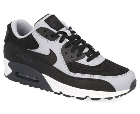 Nike Mens Air Max 90 Essential Sneakers Blackblack Wolf Grey