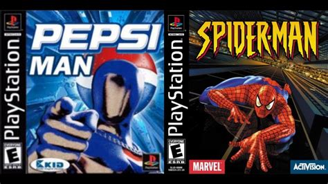 Pepsiman Juego Completo And Spiderman Gameplay Español Ps1 Youtube