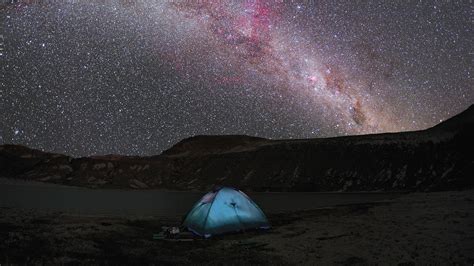 Night Tent Camp Camping Galaxy Milky Way Hd Wallpaper Nature And Landscape Wallpaper Better