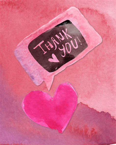 Watercolor Thank You Note Free Stock Photo Public Domain Pictures