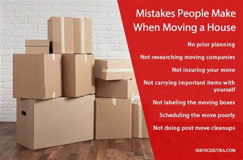 How To Avoid Common Moving Mistakes People Make When Relocating A House