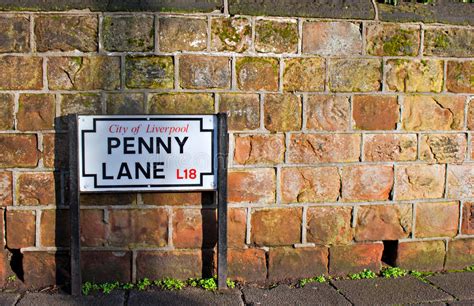 Penny Lane Liverpool Uk Stock Image Image Of Beatles 36845447