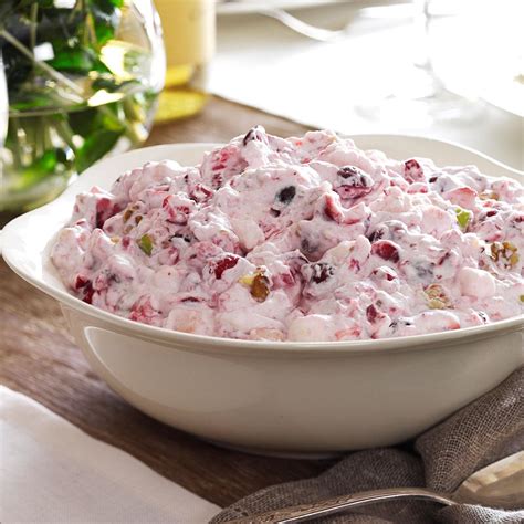 These easy thanksgiving salad recipes will be great to add to your turkey day menu. Creamy Cranberry Salad Recipe | Taste of Home