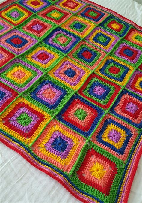 Retro Vintage Style Crochet Blanket Yesteryear By Thesunroomuk