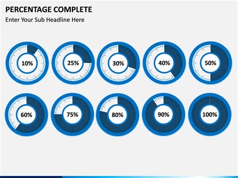 Percentage Complete Powerpoint Template