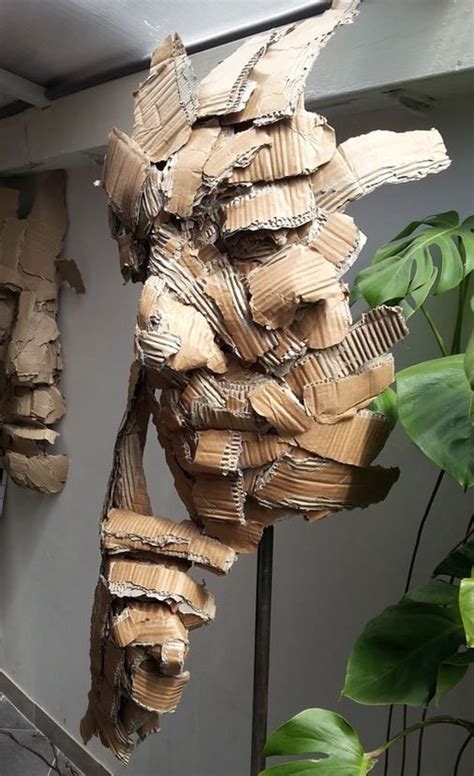 30 Shocking Sculptures Made Out Of Boxes Design Inspiration Inc