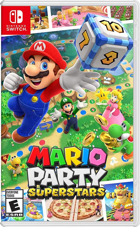 Filemario Party Superstars North American Box Art Super Mario