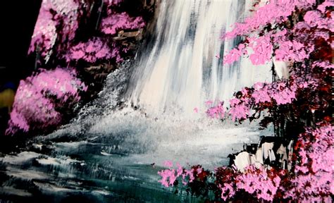 Blossom Waterfall Urartstudio Logos Paintings Art