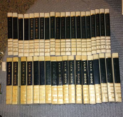 The World Book Encyclopedia Year Book Collection 1964 2000 38 Books